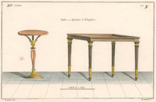 Load image into Gallery viewer, Boucher, Juste-François Plate 5(b).  “Tables à déjeuner à L’Angloise”
