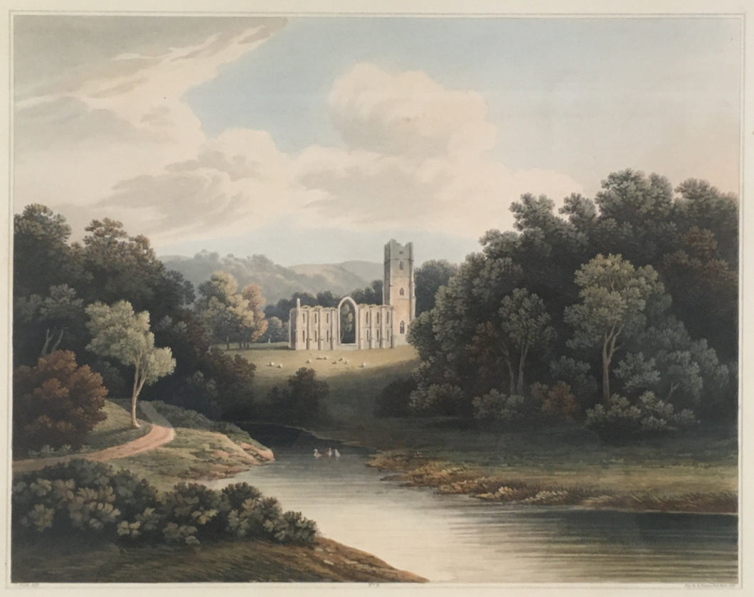 Smith, John Warwick “Fountains Abbey, Yorkshire.” Plate 5.