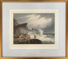 Load image into Gallery viewer, Nicholson, Frances “Shipwreck. Black Rocks, near Scarborough, Yorkshire.” Plate 7.

