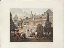 Load image into Gallery viewer, Prout, Samuel “La Place de la Pucelle, the spot on which the execution took place of the celebrated Joan of Arc.” [France] Plate 8.
