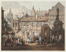 Load image into Gallery viewer, Prout, Samuel “La Place de la Pucelle, the spot on which the execution took place of the celebrated Joan of Arc.” [France] Plate 8.
