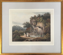 Load image into Gallery viewer, Nicholson, Frances “The Dropping Well at Knaresborough, Yorkshire.” Plate 9.
