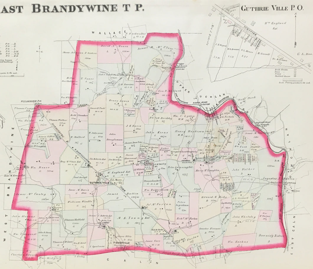 Breou, Forsey  “East Brandywine T.P., Guthrie Ville P.O.”
