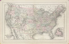 Load image into Gallery viewer, Bradley, W.M. &quot;Map of the United States, and Territories. Together with Canada &amp;c.&quot;
