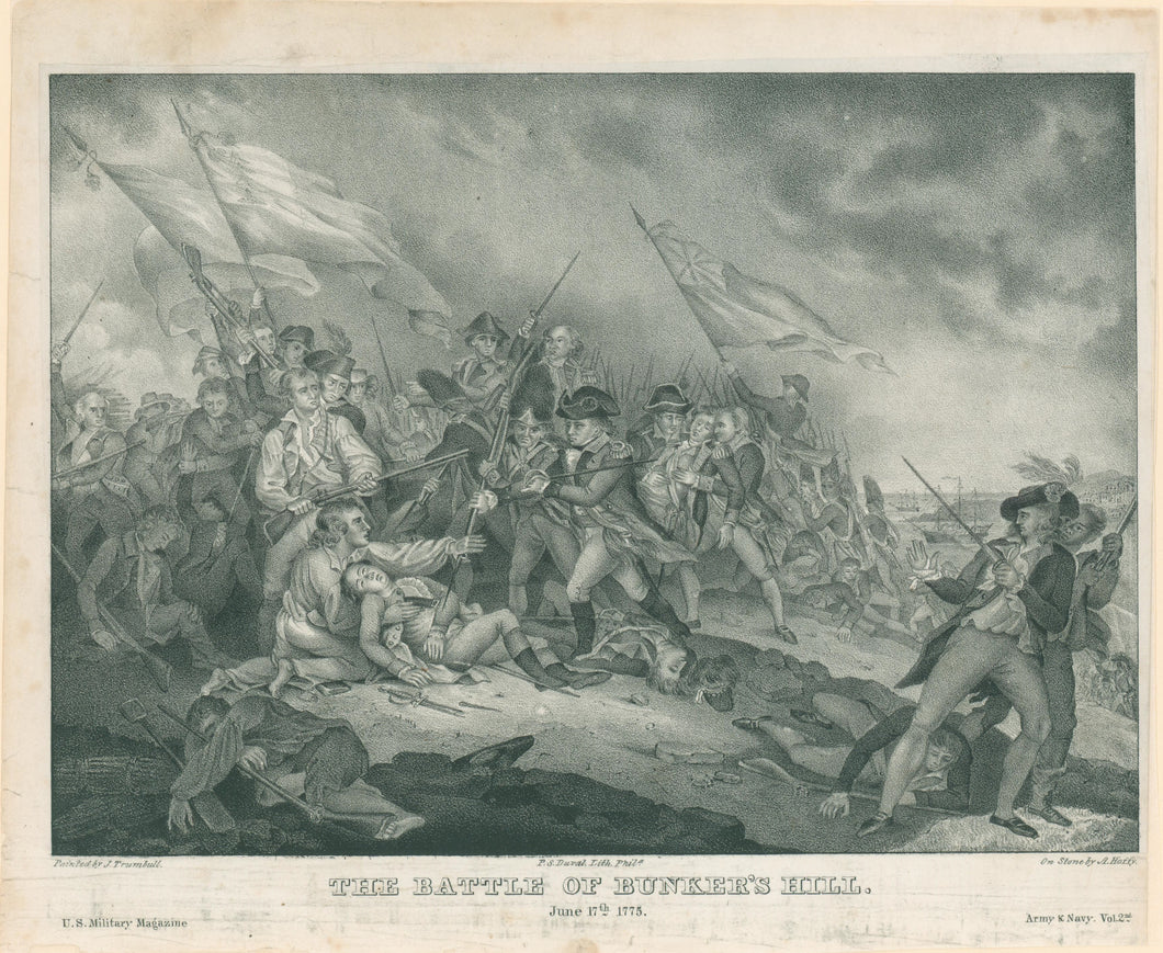 Trumbull, John “The Battle Of Bunker’s Hill, June 17th 1775”
