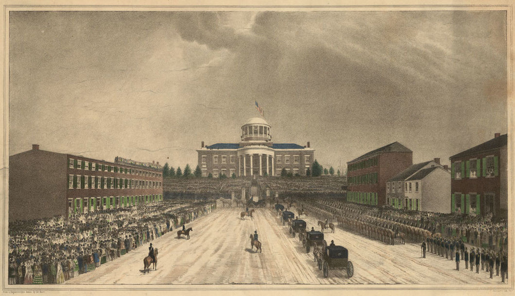 Barr, after  “View of the Inauguration of Gov. James Pollock. In Front of the Capitol at Harrisburg, Penna. January 16th 1855