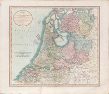 Load image into Gallery viewer, Cary, John “A New Map of the United Provinces.”  [Netherlands]
