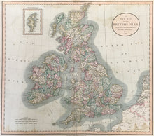 Load image into Gallery viewer, Cary, John  “A New Map of the British Isles…”  From &quot;Cary’s New Universal Atlas&quot;
