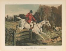 Load image into Gallery viewer, “Full Cry.  Tom Clarke, Huntsman of the Old Berkshire.”  From &quot;Cassell’s The Illustrated Book of the Horse&quot;
