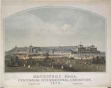 Load image into Gallery viewer, Aubrun, Louis &quot;Machinery Hall. International Exhibition, 1876. Fairmount Park, Philadelphia&quot;
