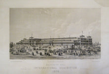 Load image into Gallery viewer, Pettit &amp; Wilson &quot;Machinery Hall. International Exhibition, 1876. Fairmount Park, Philadelphia&quot;
