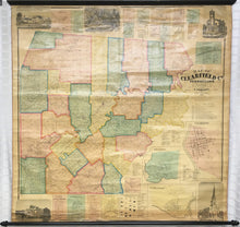 Load image into Gallery viewer, Beers, Daniel G.  “Map of Clearfield County, Pennsylvania”
