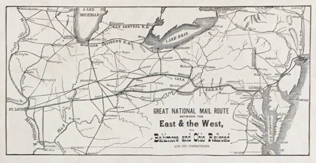 Unattributed  “Great National Mail Route between the East and the West