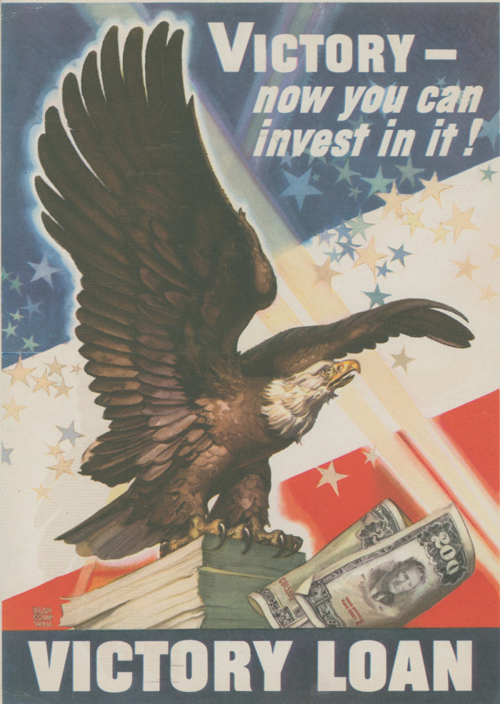 Cornwell, Dean “Victory-now you can invest in it! Victory Loan”