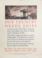 Load image into Gallery viewer, Meyer, Herbert W.  “Our Country Needs Ships.”
