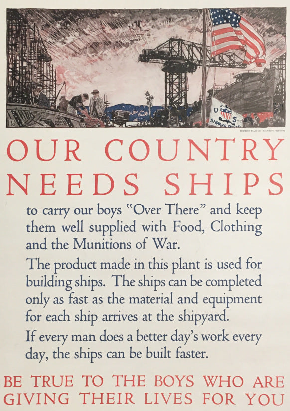 Meyer, Herbert W.  “Our Country Needs Ships.”