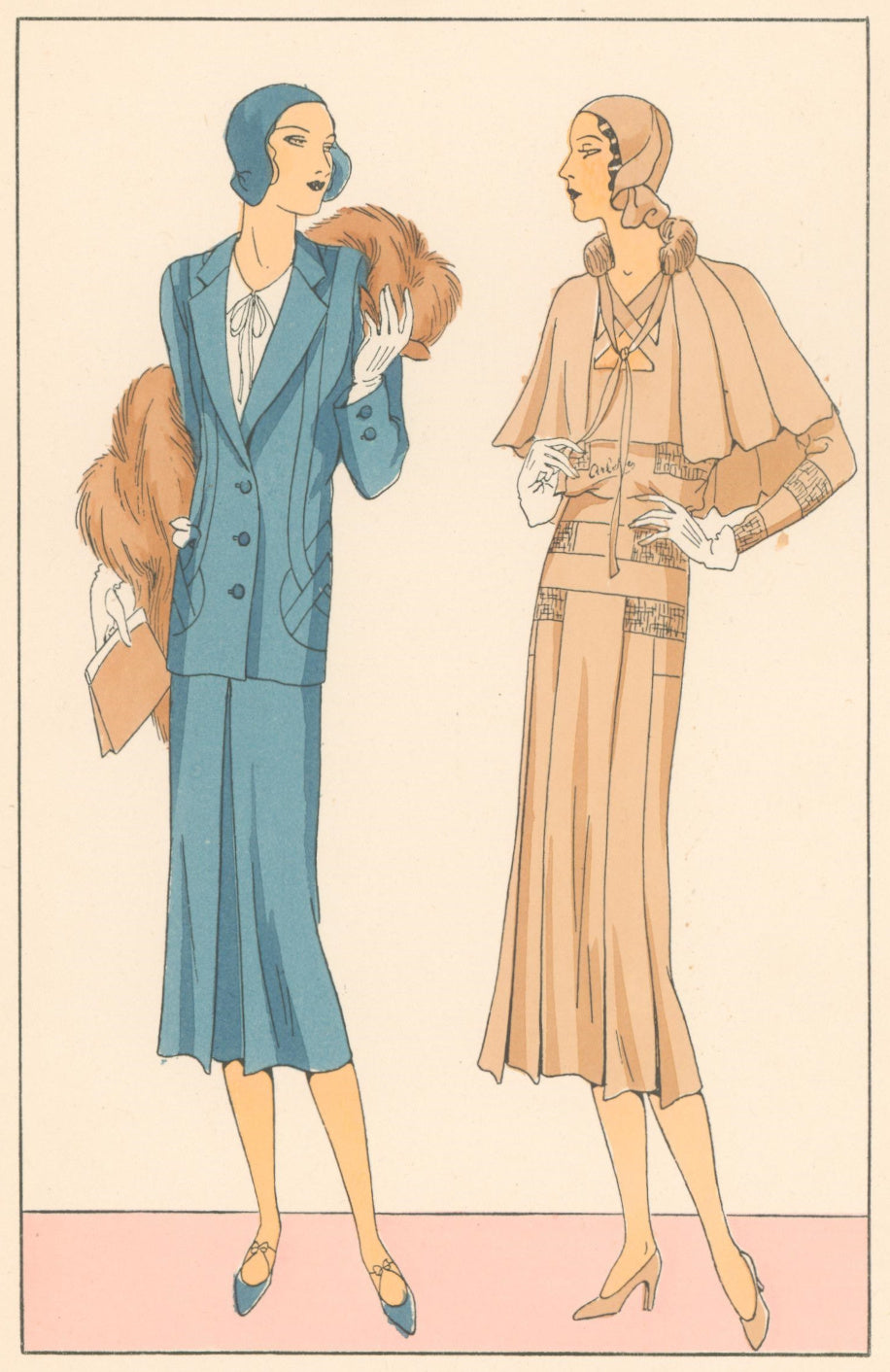 Bernard, Alice & Brandt  “Très chic tailleur …” & “Arlette.” No. 151 & 152.  From 