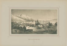 Load image into Gallery viewer, Cronau, Rudolf   &quot;Partie aus Salt-Lake-City. Utah.&quot; [Partial view of Salt Lake City (Mormon Temple under construction)]
