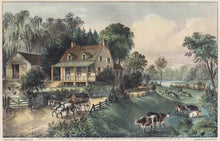 Load image into Gallery viewer, Currier &amp; Ives. &quot;American Homestead Summer.&quot;
