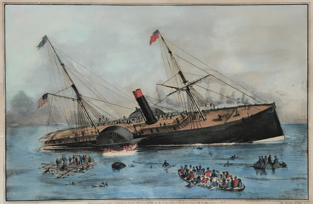 Currier, Nathaniel “Loss of the U.S.M. Steam Ship Arctic, off Cape Race Wednesday September 27th 1854”