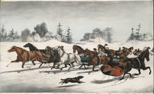 Load image into Gallery viewer, Maurer, L. “&#39;Trotting Cracks’ On The Snow”
