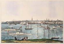 Load image into Gallery viewer, Palmer, F.F. &quot;View of New York from Brooklyn Heights&quot;
