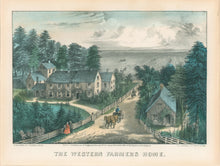 Load image into Gallery viewer, Currier &amp; Ives “The Western Farmers Home.”
