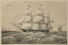 Load image into Gallery viewer, Dutton, T.G. &quot;H.M.S.Raleigh, 50 Guns, (Captain, the Honorable George Hope) Bearing the Broad Pendant of Commodore Sir Thomas Herbert K.C.B&quot;
