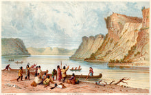 Load image into Gallery viewer, Schuessele, Christian after Capt. S. Eastman.  &quot;Wenona&#39;s Leap. Lake Pepin, Miss. River.&quot;

