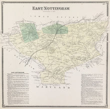 Load image into Gallery viewer, Witmer, A.R.  &quot;East Nottingham.” From &quot;Atlas of Chester County&quot;
