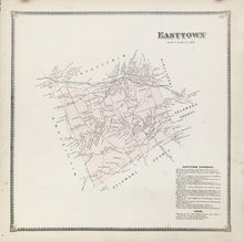 Load image into Gallery viewer, Witmer, A.R.  &quot;Easttown.” From &quot;Atlas of Chester County&quot;
