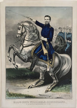 Load image into Gallery viewer, Currier &amp; Ives &quot;Majr. Genl. William S. Rosecrans. At The Battle Of Murfreesboro, Jany. 2nd. 1863&quot;
