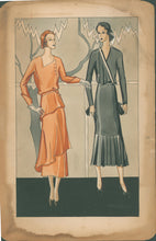 Load image into Gallery viewer, Garrity, Rolla  [Orange and Black Dresses]
