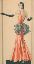 Load image into Gallery viewer, Garrity, Rolla  [Orange Evening Dress with Large Bow]
