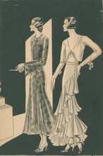 Load image into Gallery viewer, Garrity, Rolla  [Two Uncolored Evening Dresses]
