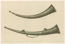 Load image into Gallery viewer, Gibb, William &quot;Burgmote Horns.&quot; Pl. 1  From &quot;A. J. Hipkins’ Musical Instruments Historic, Rare, and Unique&quot;
