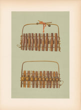 Load image into Gallery viewer, Gibb, William &quot;Marimba, of South Africa.&quot; Pl. 50  From &quot;A. J. Hipkins’ Musical Instruments Historic, Rare, and Unique&quot;
