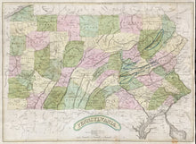 Load image into Gallery viewer, Unattributed  “Pennsylvania.”  From Thomas F. Gordon’s &quot;A Gazetteer of the State of Pennsylvania&quot;

