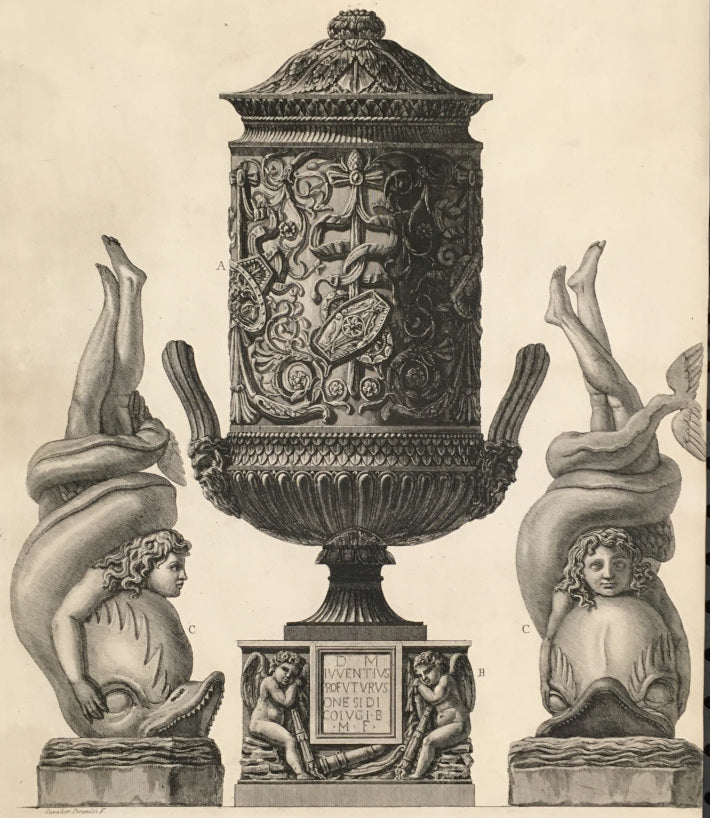 Piranesi, Giovanni B.   [Two cinerary urns].