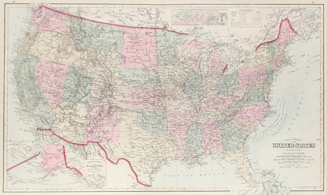 Gray, Frank A.  “Gray’s New Map of the United States