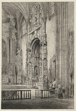 Load image into Gallery viewer, Haig, Axel Herman  &quot;Burgos Altar of S. Ana.&quot;  [Spain]
