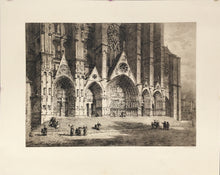Load image into Gallery viewer, Haig, Axel Herman  &quot;St. Etienne Cathedral, Bourges.&quot; [France]
