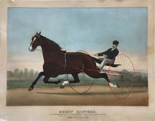 Load image into Gallery viewer, Howe, E.R. &quot;Great Eastern, as he appeared in the Trio Races with Smuggler at Mystic Park, Boston, Oct. 16, 1876, ...&quot;
