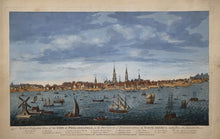 Load image into Gallery viewer, Bowles, Carington &quot;An East Perspective View of the City of Philadelphia, in the Province of Pensylvania, in North America, taken from the Jersey Shore&quot;
