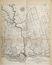 Load image into Gallery viewer, Holme, Thomas “A Facsimile of a Portion of Holmes’s Map of the Province of Pennsylvania with the Names of the Original Purchasers from William Penn 1681.”

