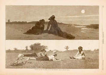 Load image into Gallery viewer, Homer, Winslow “Flirting on the Sea-Shore and on the Meadow”
