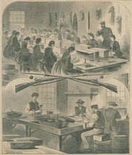 Load image into Gallery viewer, Homer, Winslow “Filling Cartridges at the United States Arsenal, at Watertown, Massachusetts”

