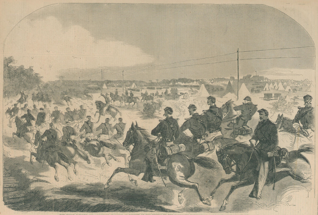 Homer, Winslow “The Union Cavalry and Artillery Starting in Pursuit of the Rebels up the Yorktown Turnpike”