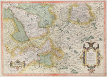 Load image into Gallery viewer, Mercator, Gerard  “Berghe Ducatus Marck Comitatus et Coloniensis Dioecesis.”  [Rhine River, Germany]
