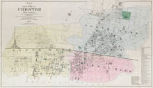 Load image into Gallery viewer, Hopkins, H.W. &quot;Map of City of Chester&quot;
